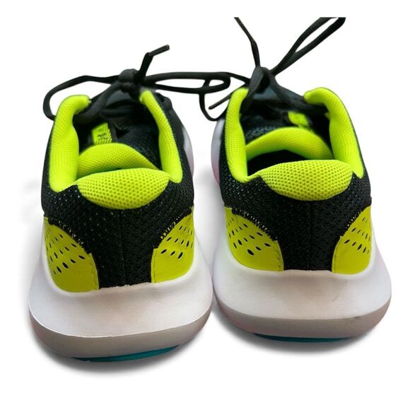 Under Armour Kids Black and Neon Green Sneakers - Picture 5 of 8